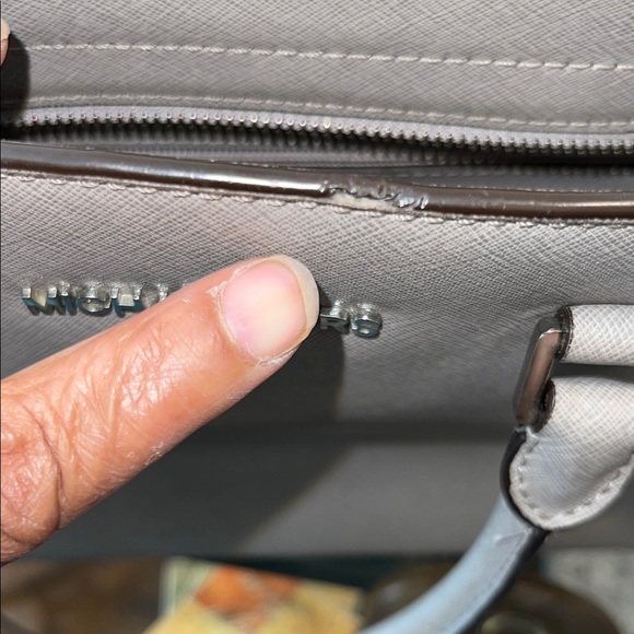 Michael Kors Grey Selma Satchel - Picture 14 of 15